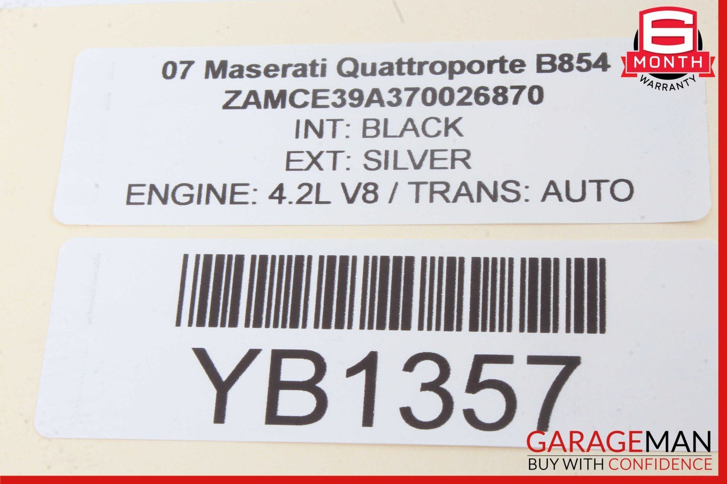 03-08 Maserati Quattroporte M139 Rear Left Side Seatbelt Seat Belt Retractor OEM