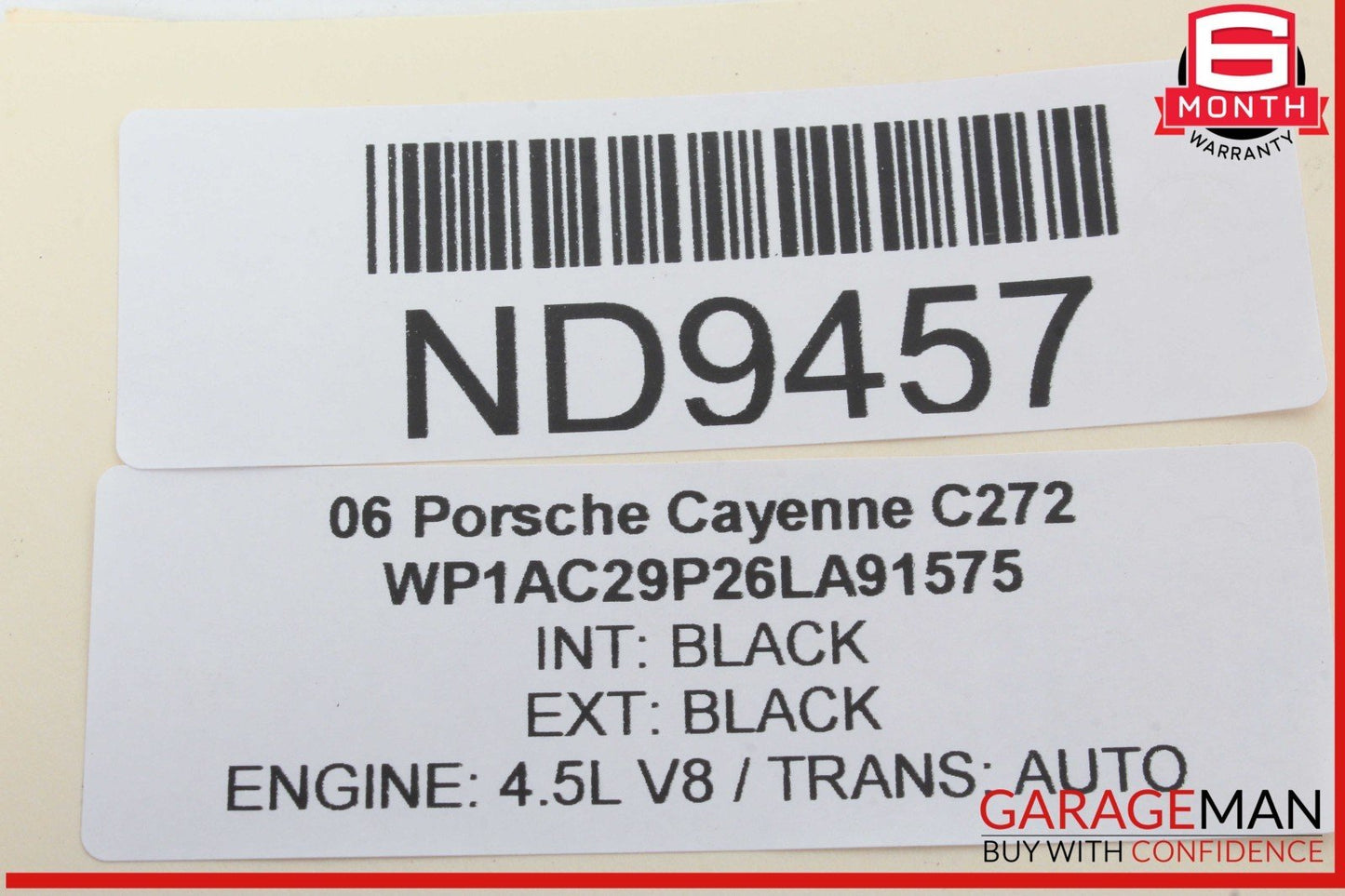 03-06 Porsche Cayenne 955 Body Control Module Unit 7L5937049D OEM
