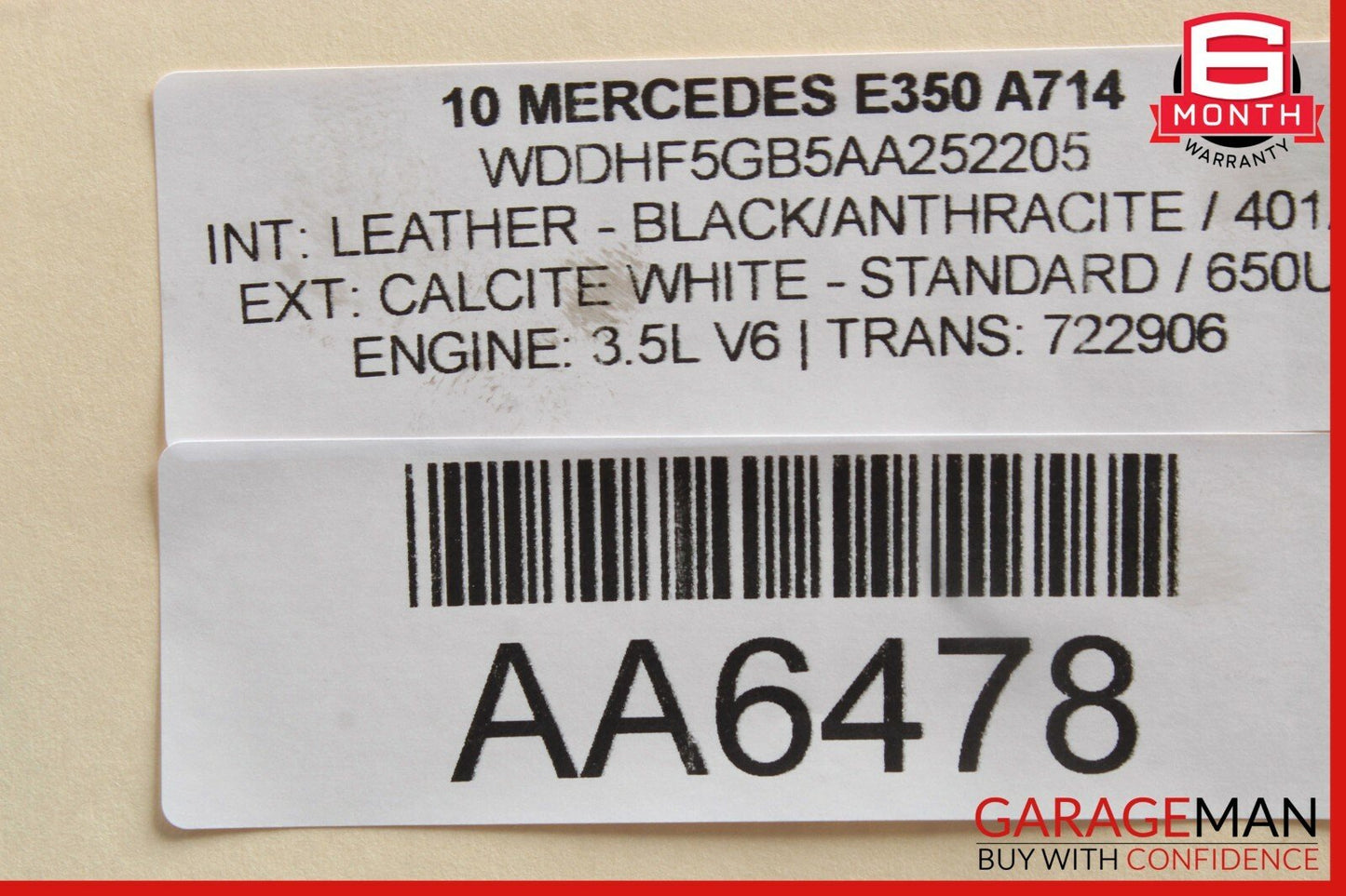 08-18 Mercedes W212 E350 C300 E400 Front Right Side Door Control Module OEM