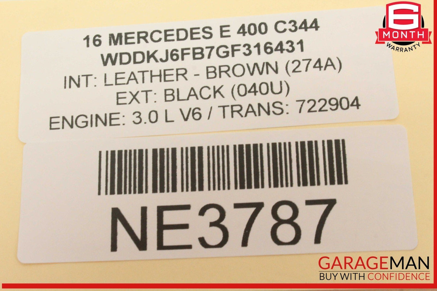 15-18 Mercedes W207 E400 CLS550 Rear View Backup Back Up Camera 0008202682 OEM
