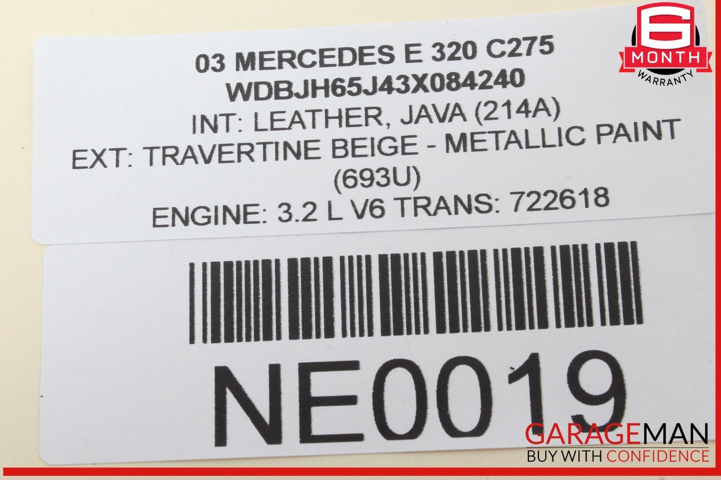 00-06 Mercedes W210 E320 Voice Command Control Module 2208202185 OEM