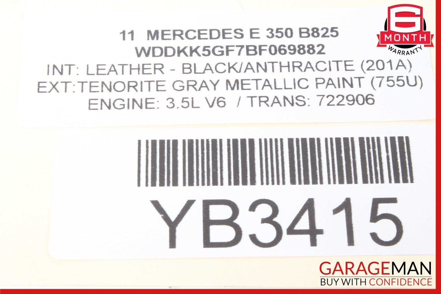 10-16 Mercedes W212 E350 E550 Rear Right Passenger Spindle Knuckle Hub Bearing