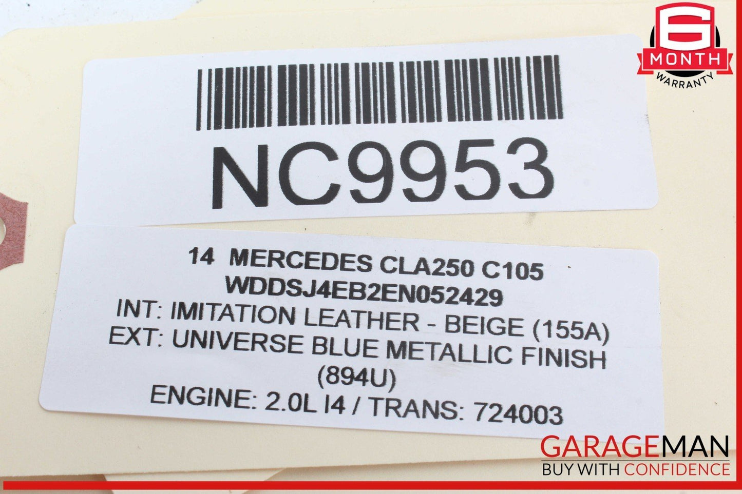 14-20 Mercedes W117 CLA250 Rear Left / Right Side Suspension Lower Control Arm