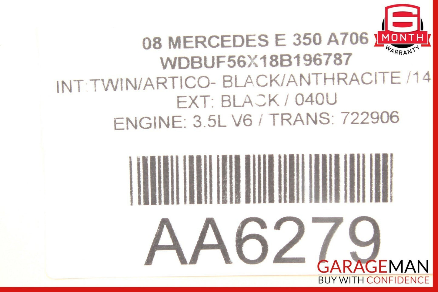 07-09 Mercedes W211 E350 Power Steering Pump Reservoir Assembly 0054665801 OEM