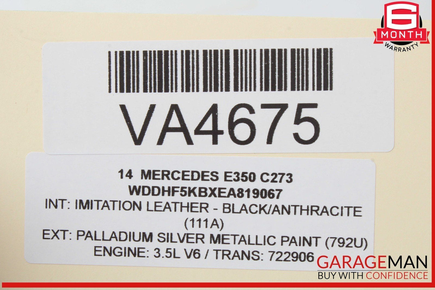 08-18 Mercedes W212 E350 CLS500 C250 Rear Left Side Door Control Module Unit OEM