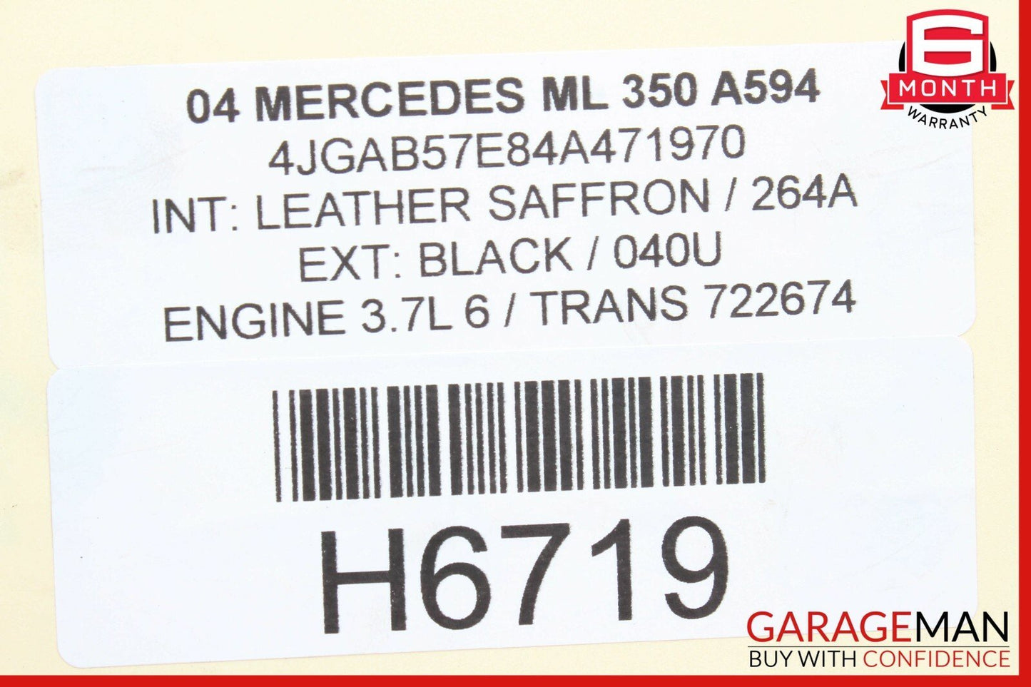 98-05 Mercedes W163 ML350 ML500 Rear Left Side Suspension Lower Control Arm