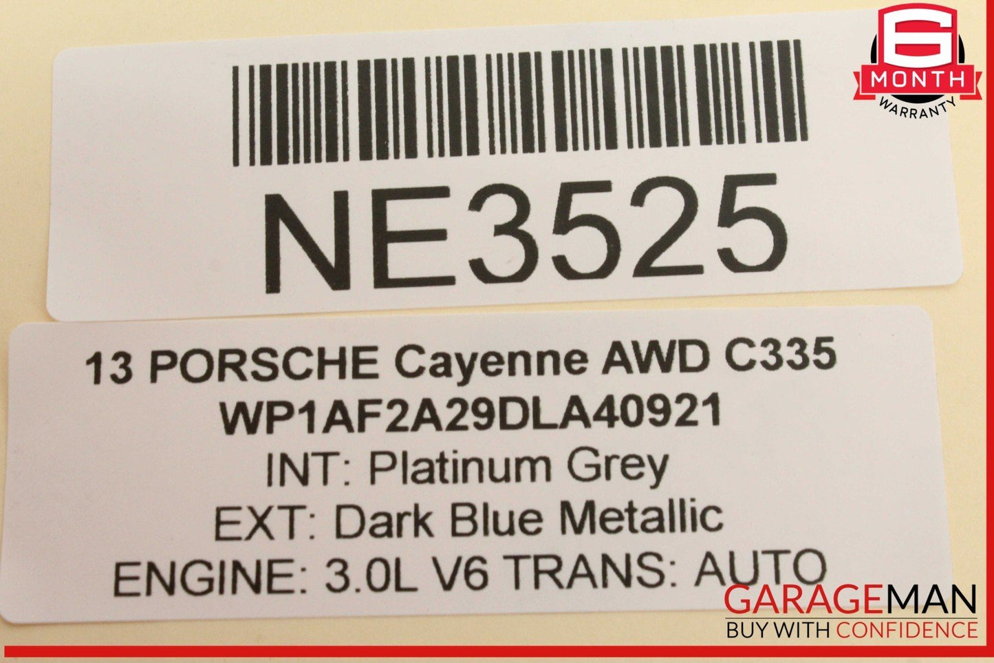11-18 Porsche Cayenne 958 AWD Rear Right or Left Side Upper Forward Control Arm