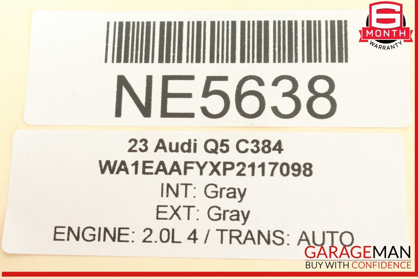 18-25 Audi Q5 SQ5 Front Left Driver Side Lower Forward Control Arm 80A407155 OEM