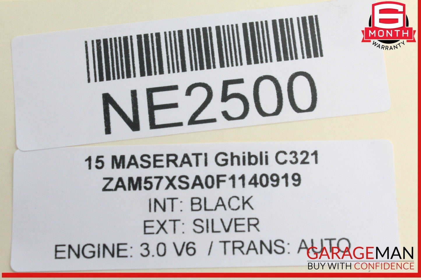 14-17 Maserati Ghibli Rear Left Driver Side CV Axle Half Shaft 670005454 OEM
