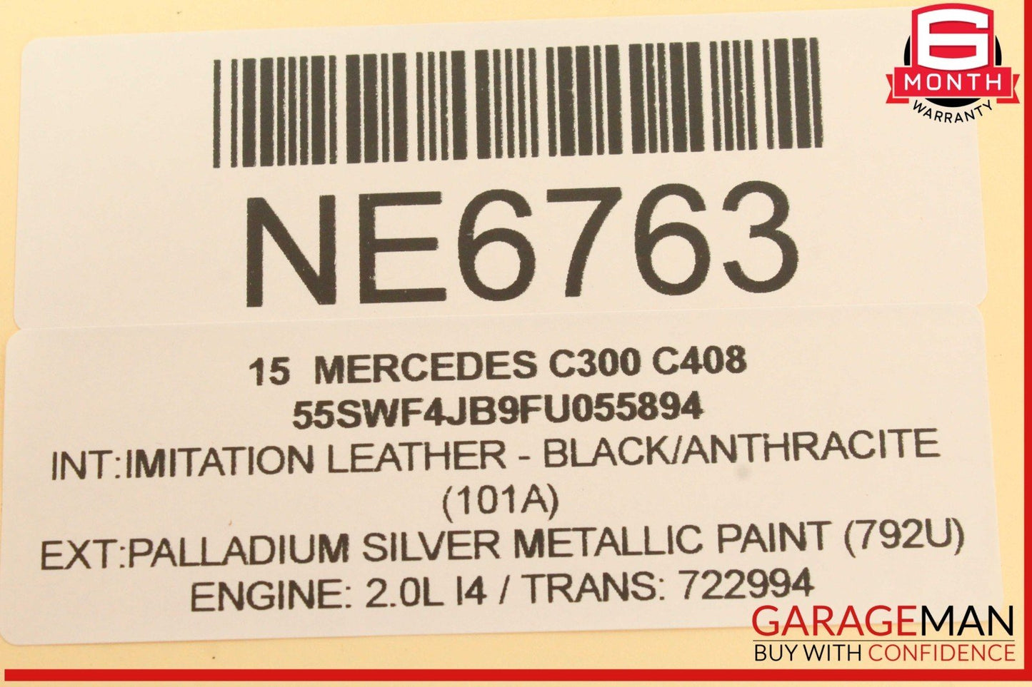 15-20 Mercedes W205 C300 Front Left Driver Side Dash AC Air Vent 2058303900 OEM