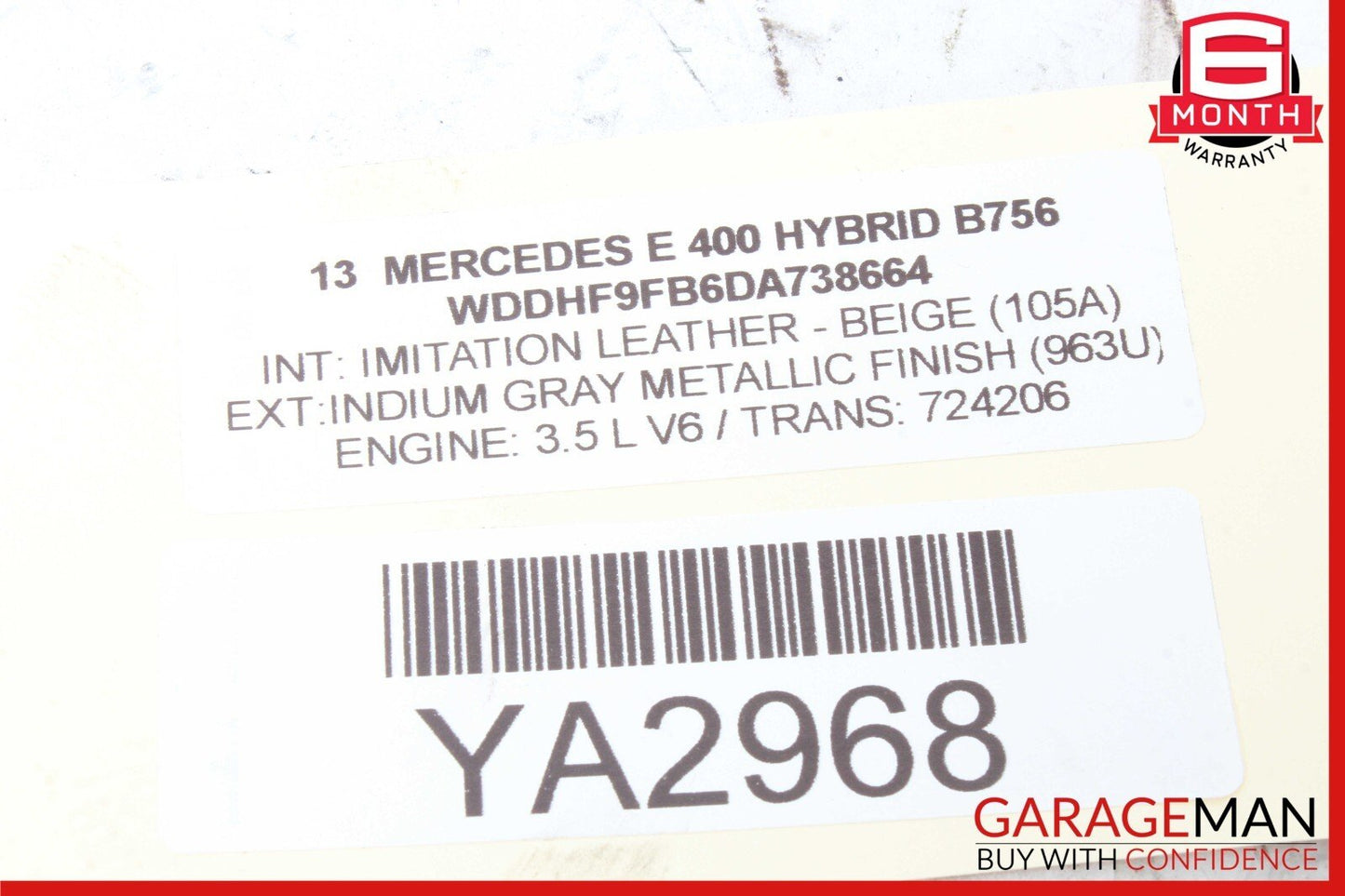 10-16 Mercedes W212 E350 E400 RWD Sedan Front Left Spindle Knuckle Hub Bearing