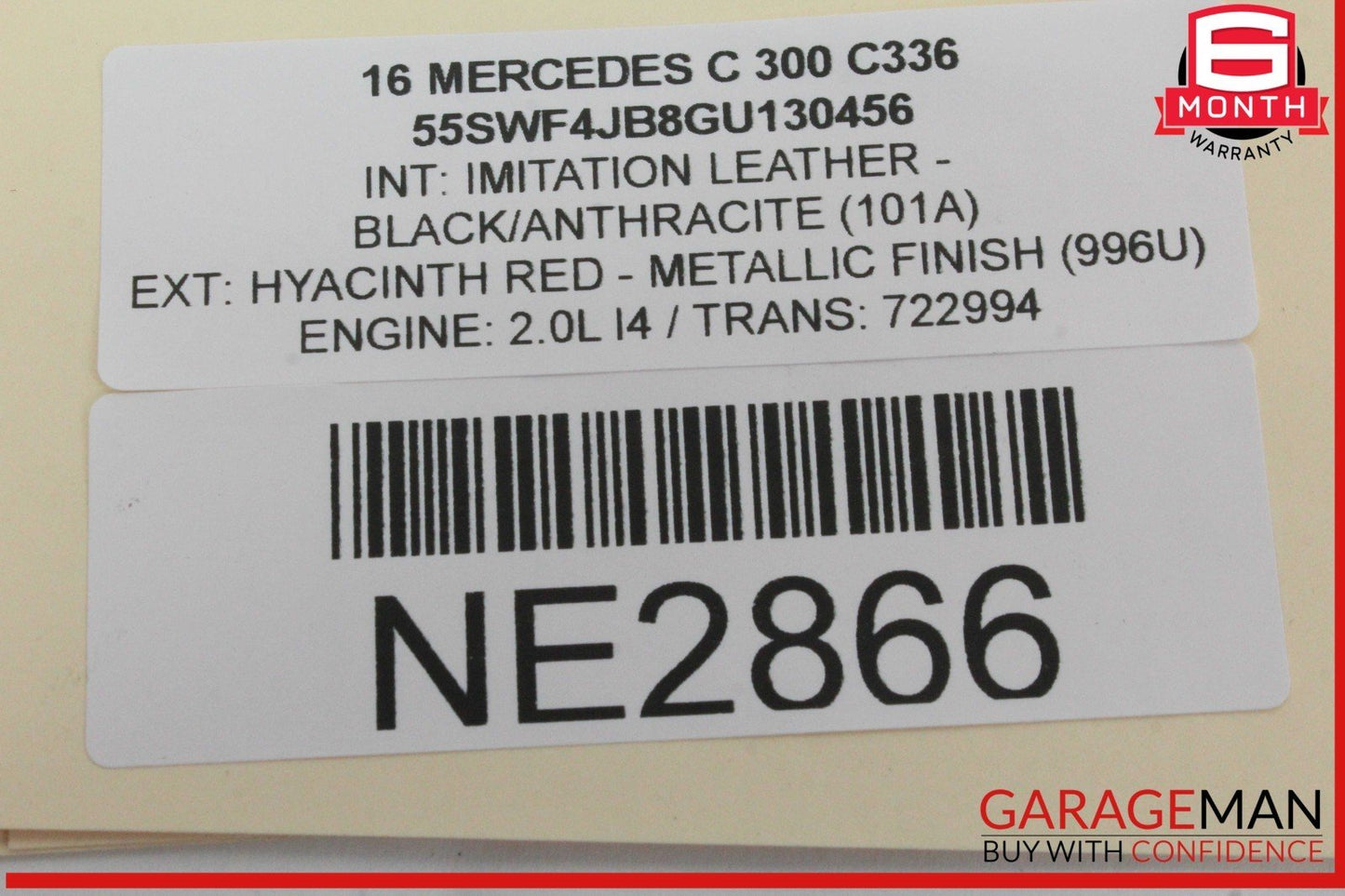14-18 Mercedes W205 C300 CLA45 AMG Rear Trunk Lid Lock Latch Actuator Mechanism