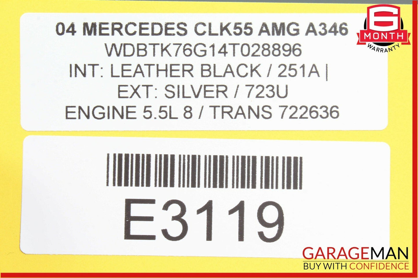 03-09 Mercedes W209 CLK55 AMG Front Right Side Exterior Door Handle Silver OEM