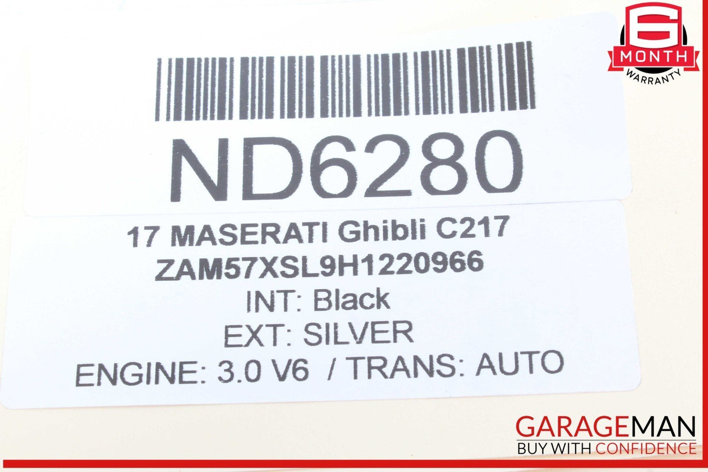14-17 Maserati Ghibli Rear Right Passenger Side Side Axle CV Half Shaft OEM