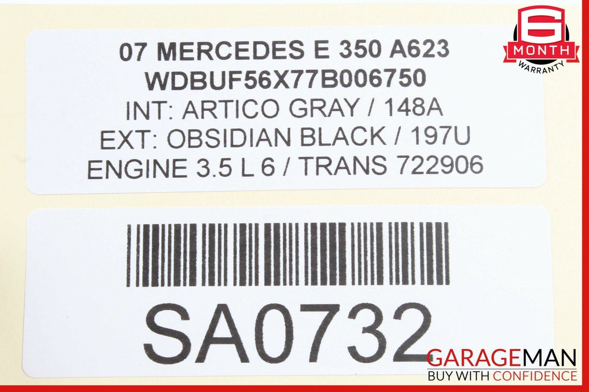 Mercedes W211 E350 S550 CL550 SLK350 Engine Intake Filter Air Box Assembly OEM
