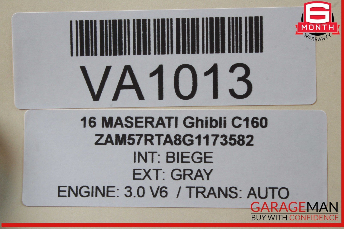14-17 Maserati Ghibli Front Left Driver Side Seat Control Module Unit OEM