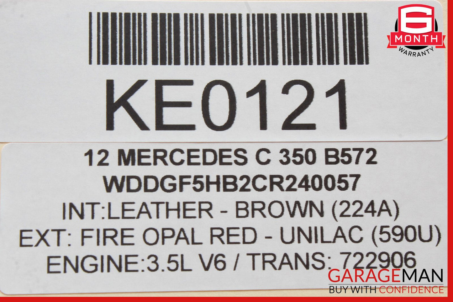 08-18 Mercedes W204 C350 E350 Front Right Side Door Control Module Unit OEM