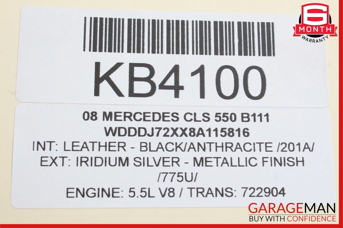 04-09 Mercedes W219 CLS550 Xenon HID Headlight Ballast Module Unit OEM