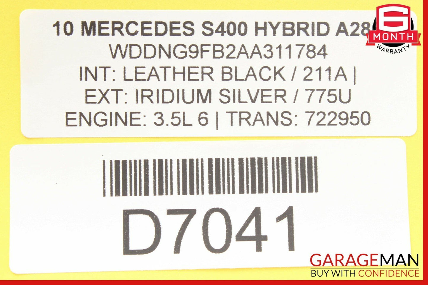 10-13 Mercedes W211 S400 S450 S550 Rear Right Passenger Side Brake Caliper OEM