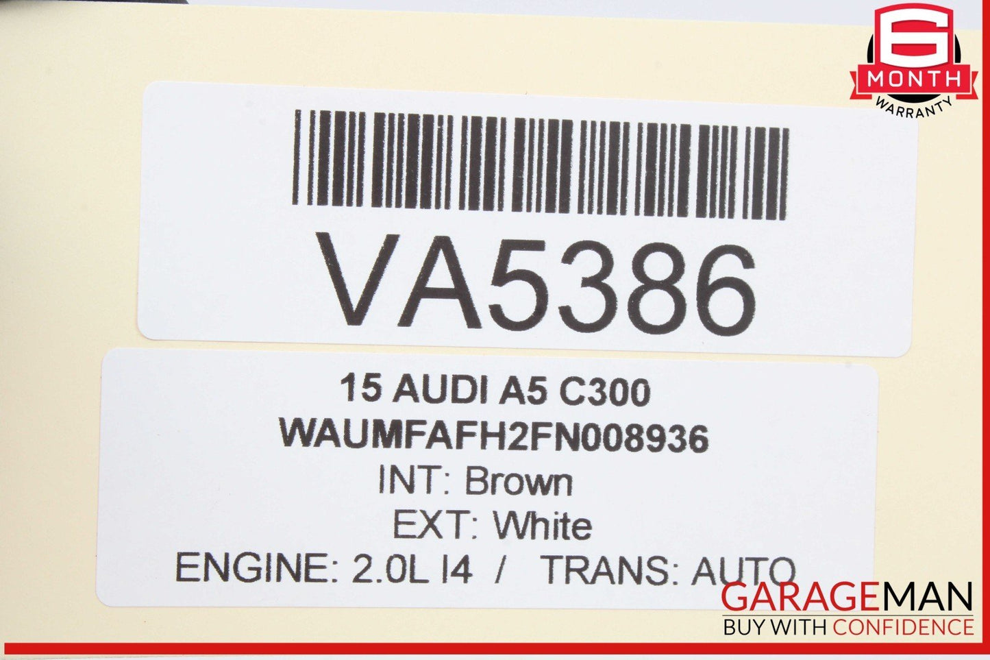 2012-2017 Audi A5 Right Front Passenger Side Door Control Module 8T0959792P OEM
