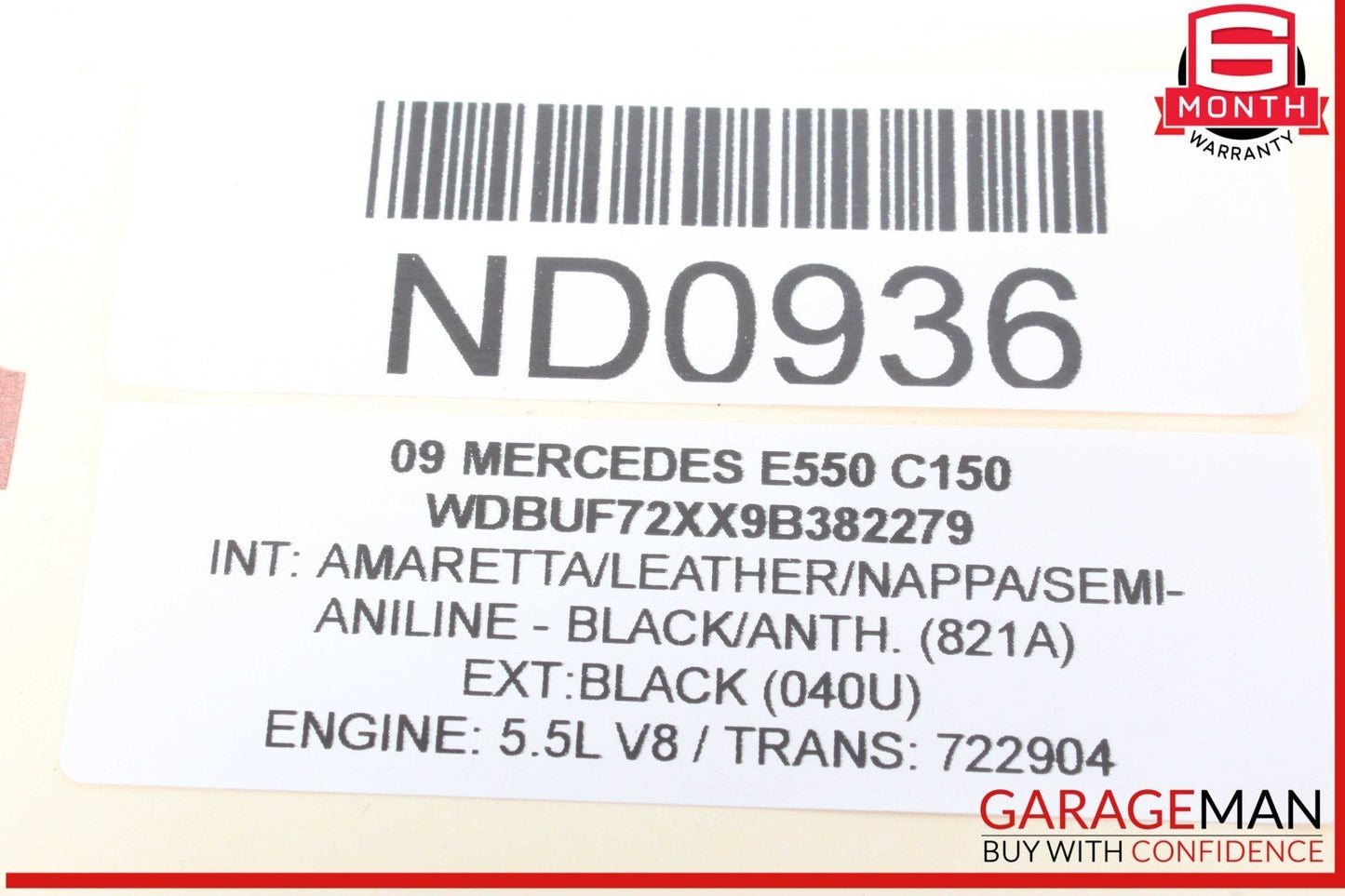 03-09 Mercedes W211 E550 Rear Right Passenger Side Door Lock Latch Actuator OEM