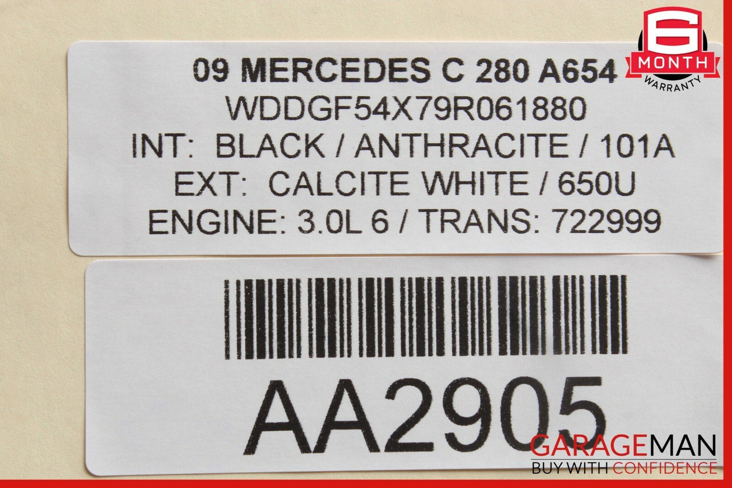 08-15 Mercedes W204 C300 Center Console Shift Shifter Bezel Trim 2046803307 OEM