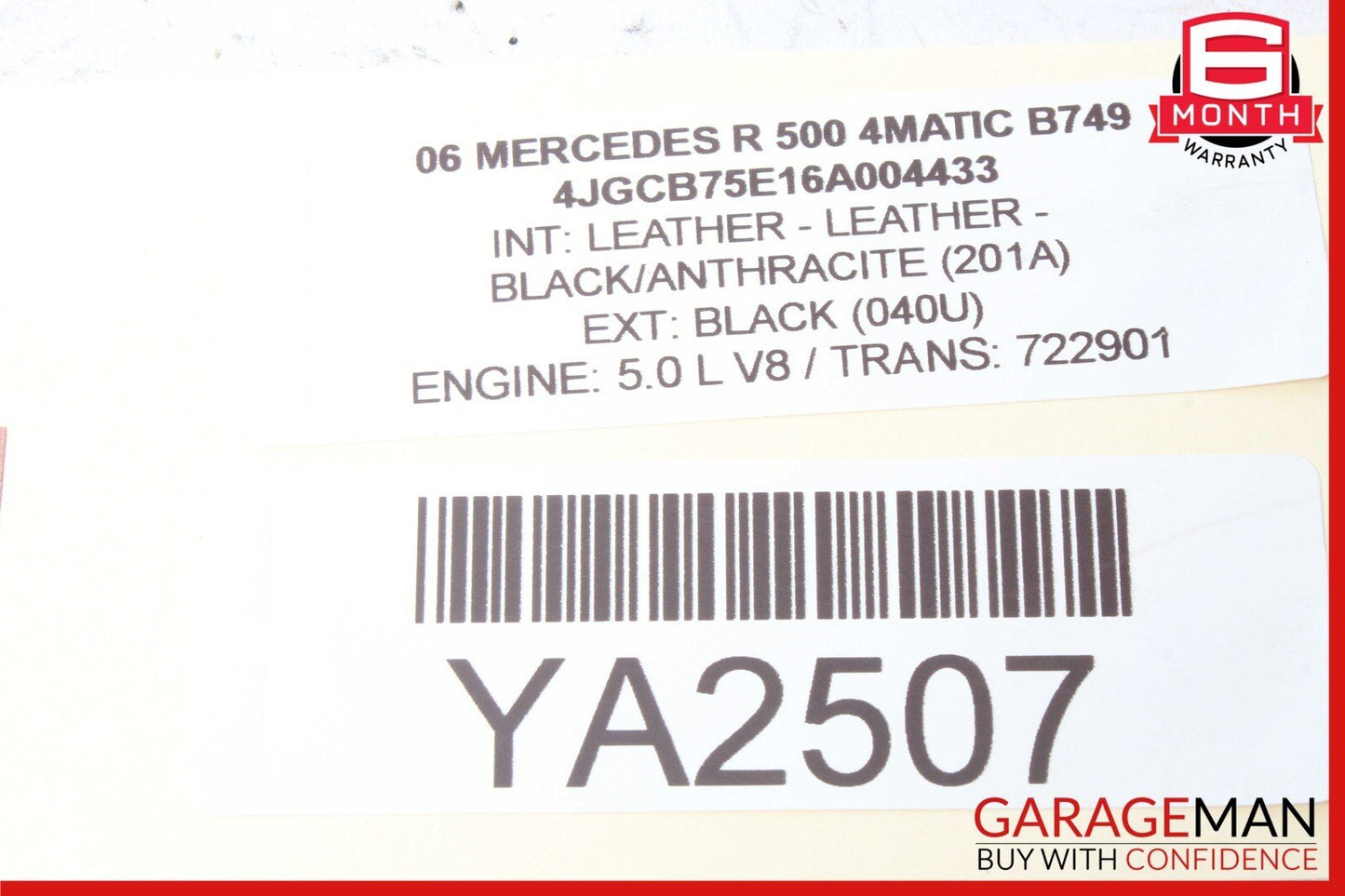 06-12 Mercedes W251 R350 R550 Trunk Lid Hydraulic Pump Motor Cylinder Assembly