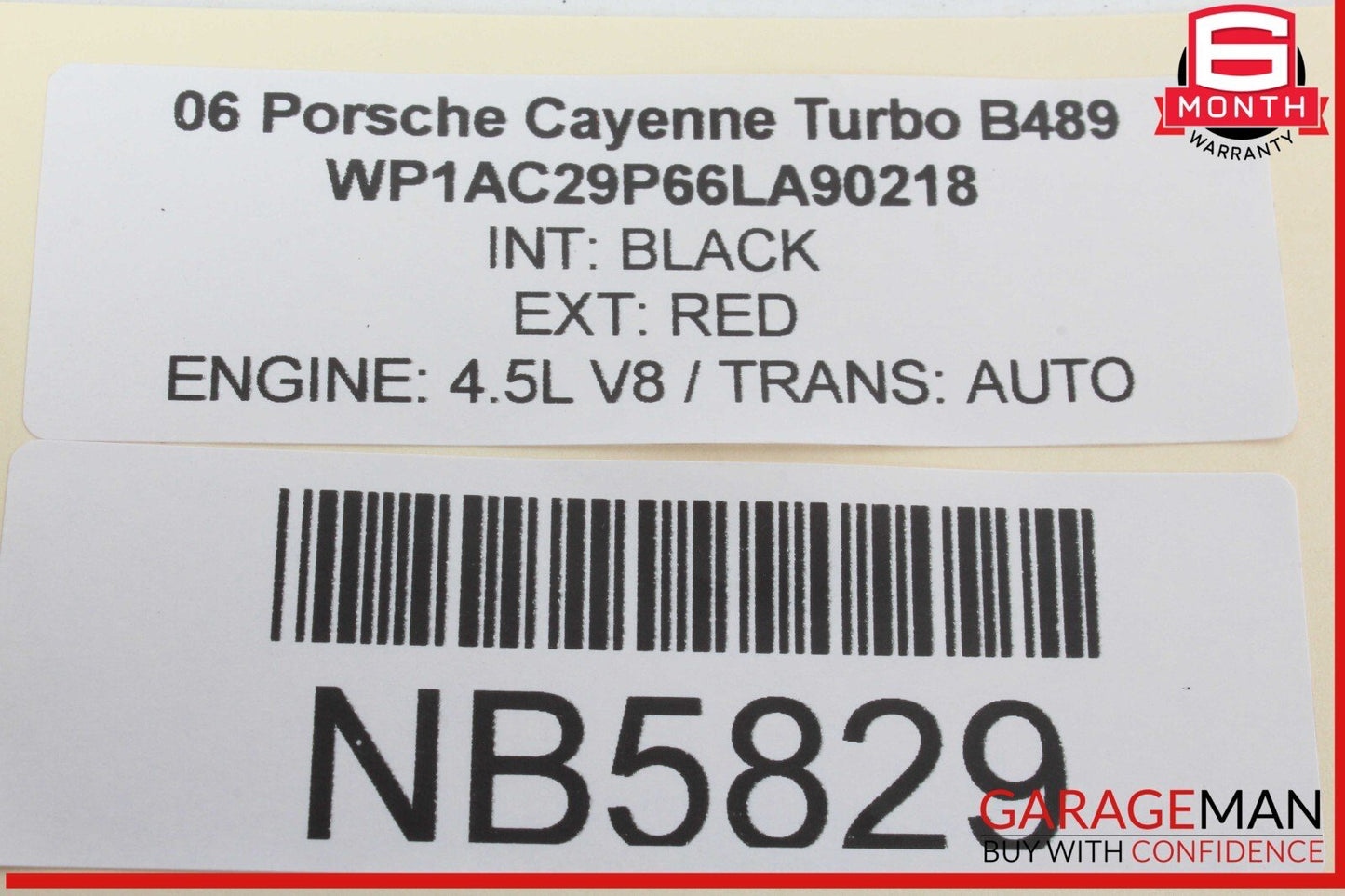 03-06 Porsche Cayenne 955 Right Side Engine Exhaust Camshaft 94810518101