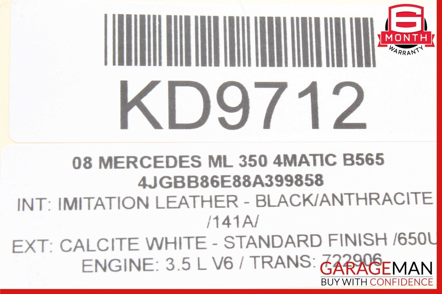 06-13 Mercedes W164 ML350 ML550 Headlight Control Switch Module 1645453004 OEM
