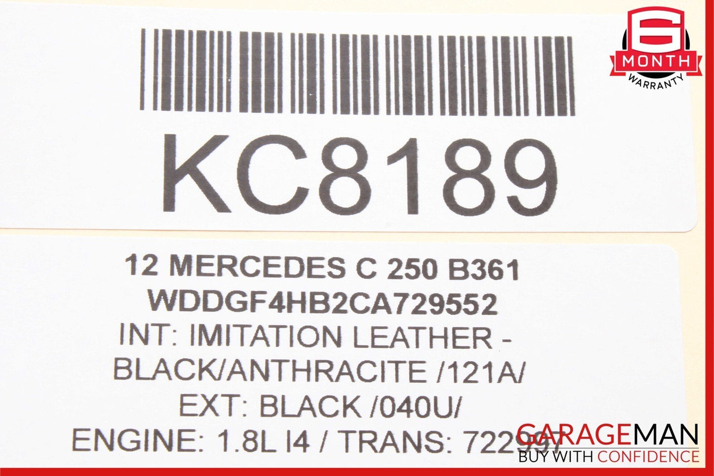 08-14 Mercedes W204 C250 C350 Sedan Rear Left Side Door Controller Module Unit