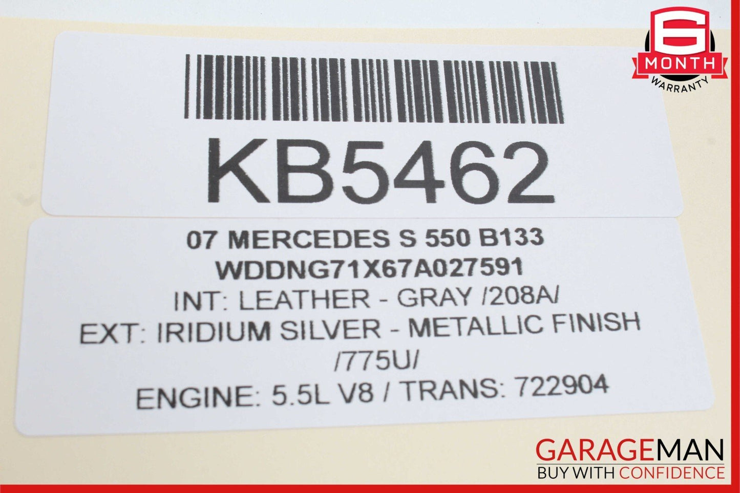 07-14 Mercedes W221 S550 CL600 Trunk Seat Lumbar Vacuum Pump 2218000248 OEM
