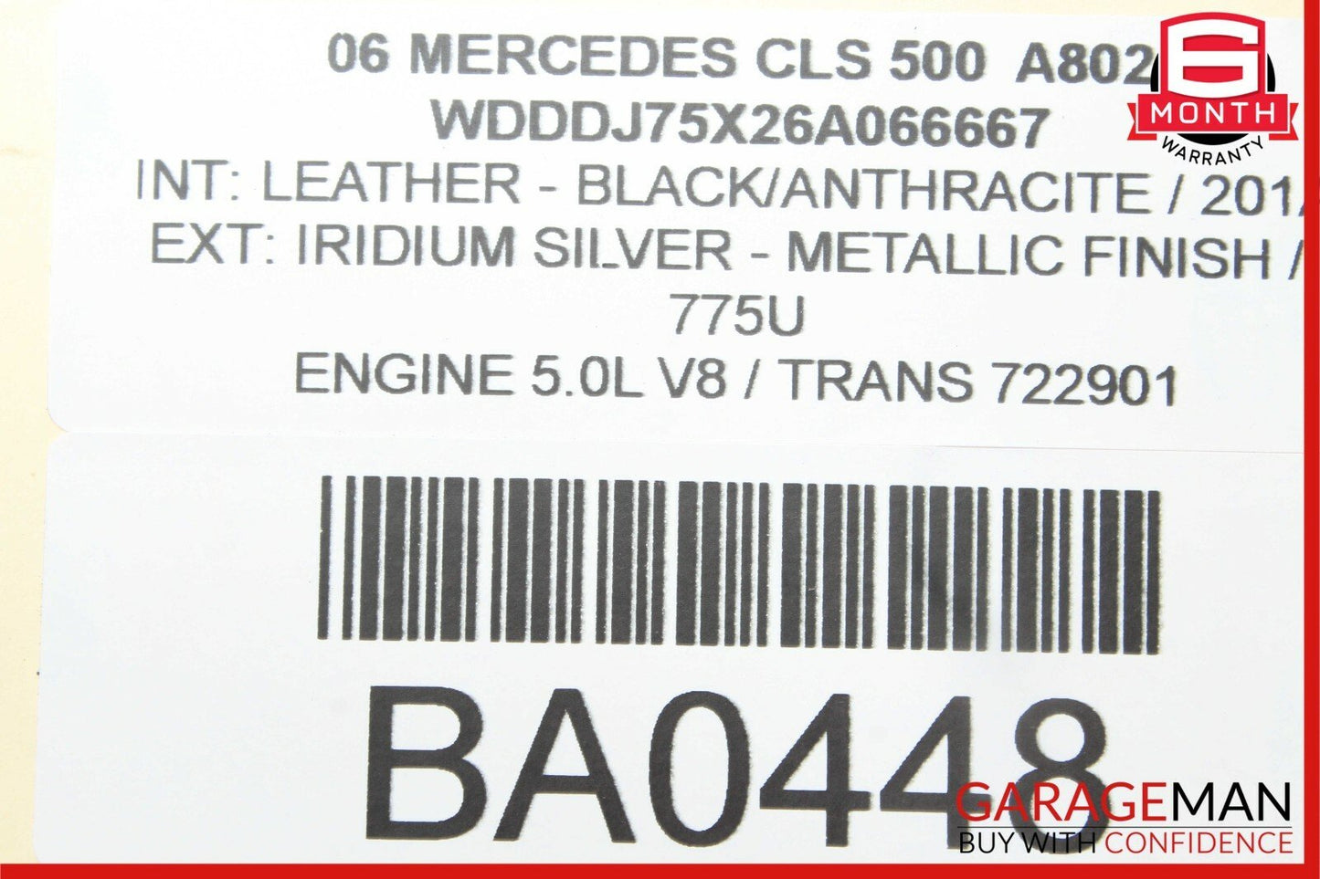 06-11 Mercedes W219 CLS500 Rear Left Door Computer Controller Module Unit
