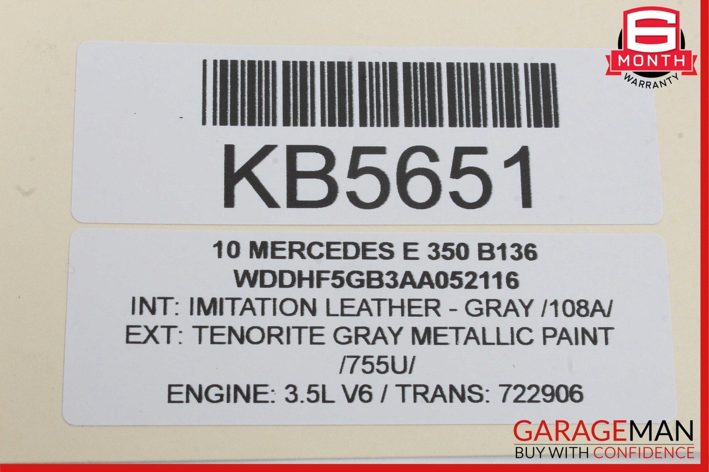 08-18 Mercedes E350 CLS400 C300 Front Right Side Door Lock Latch Actuator