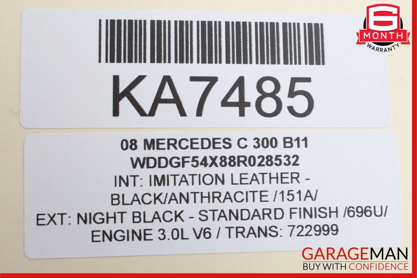 08-11 Mercedes W204 C300 C250 Rear Left Driver Side Exterior Door Handle OEM