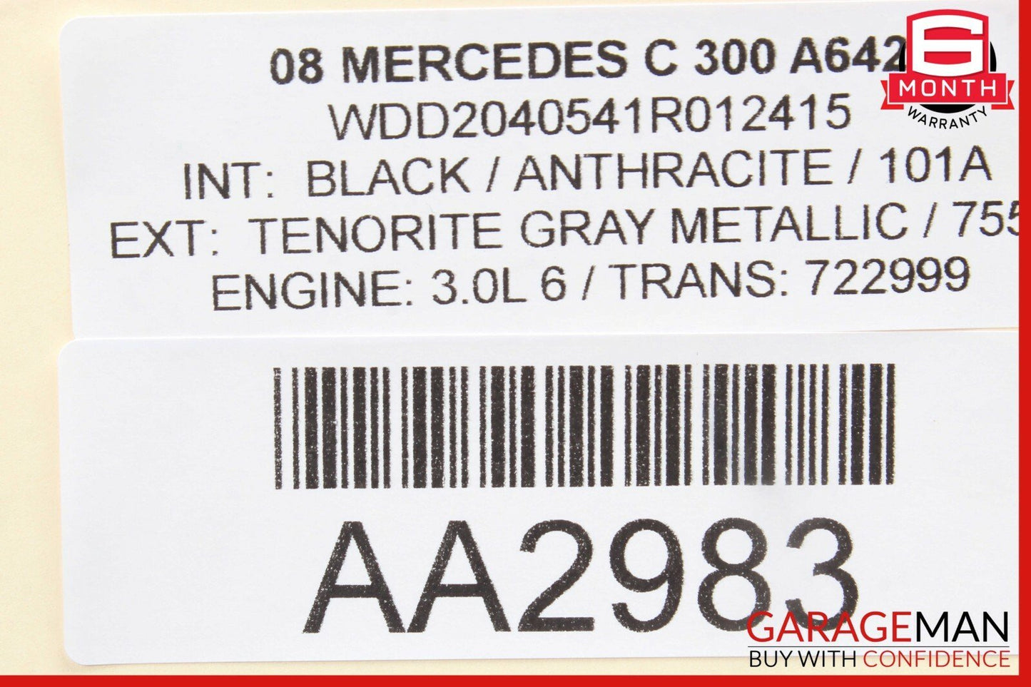 08-11 Mercedes W204 C300 Center Console Command Controller Knob Multi Switch OEM