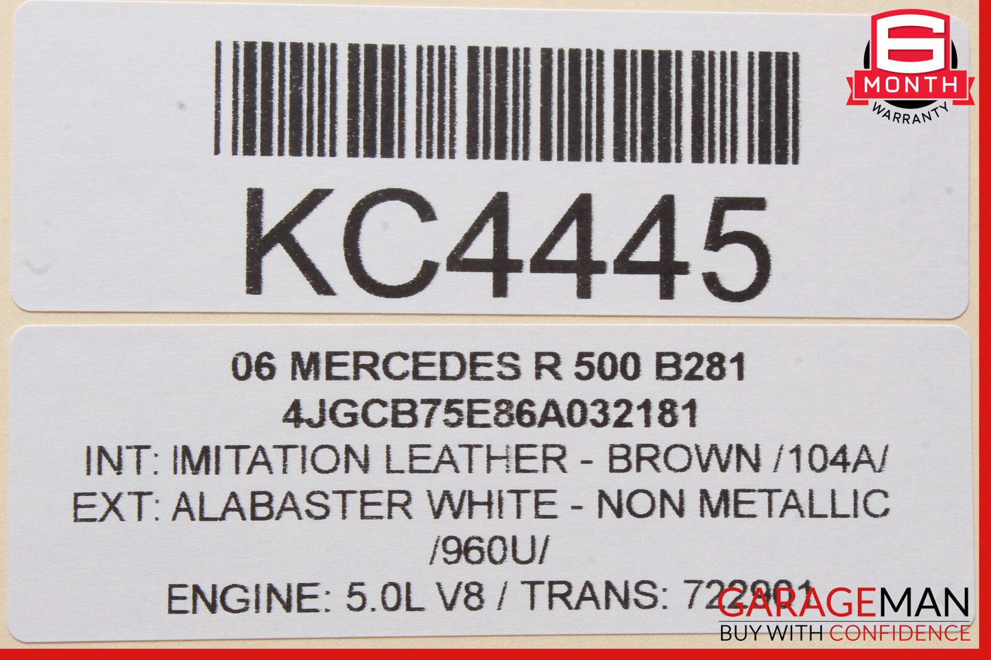 06-10 Mercedes W251 R500 R350 Center Dashboard Hazard ESP Control Switch OEM