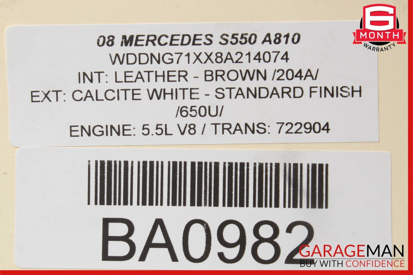 07-09 Mercedes W221 S550 S63 AMG Front Left Side Door Sound Speaker Logic 7 OEM