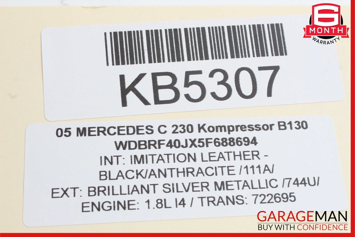 01-07 Mercedes W203 C280 C230 Front Right Side Door Computer Controller Module