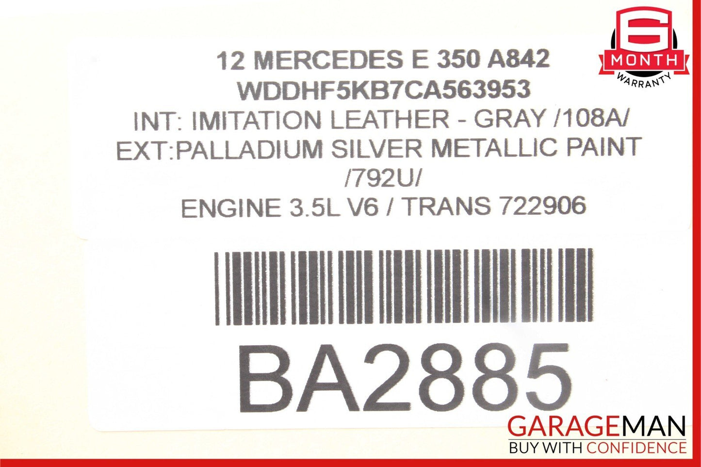 08-18 Mercedes CLS550 C250 C300 E350 Front Right Side Door Control Module Unit