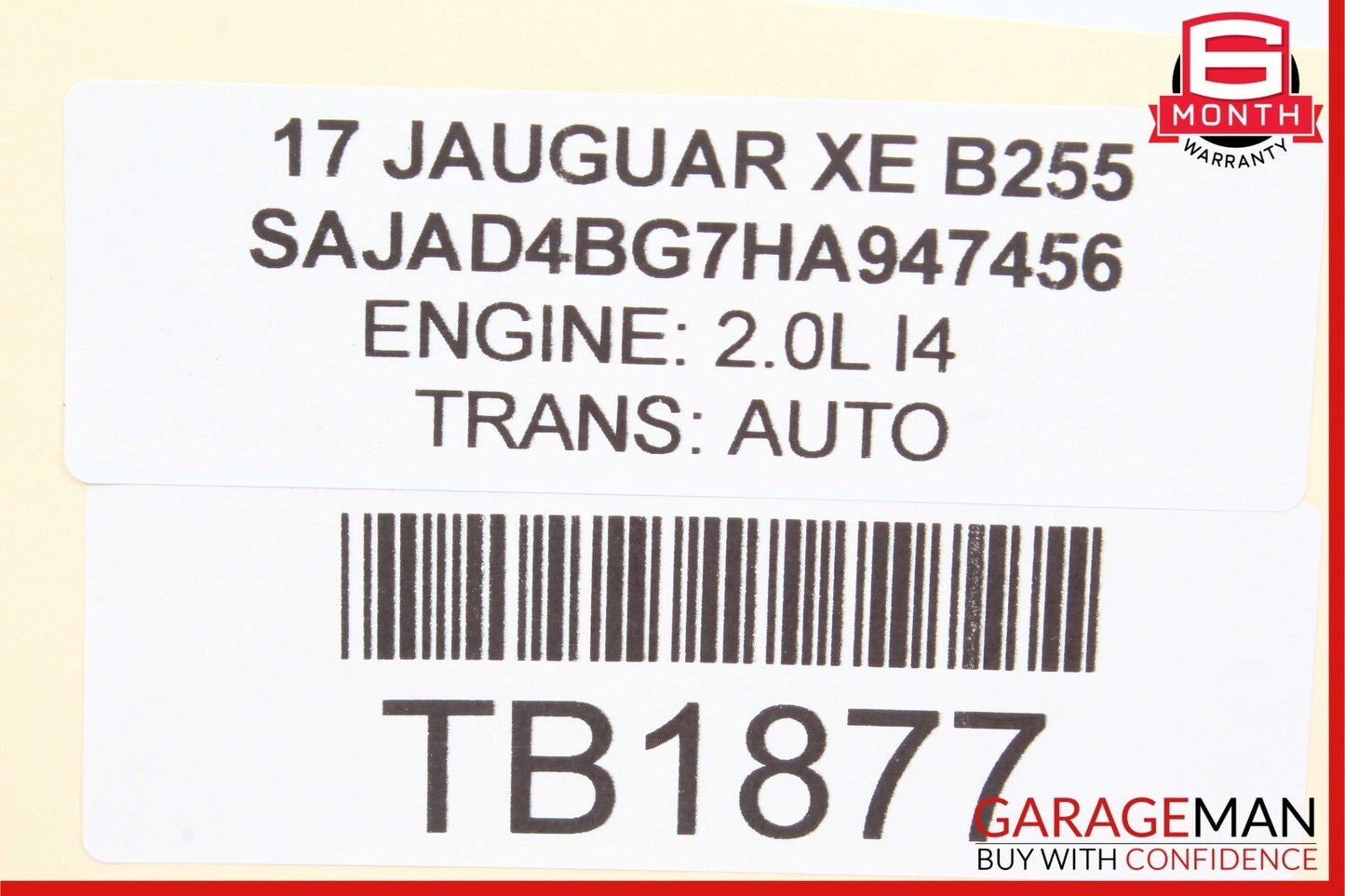 17-19 Jaguar XE 2.0L Rear Right Passenger Side Suspension Upper Control Arm OEM