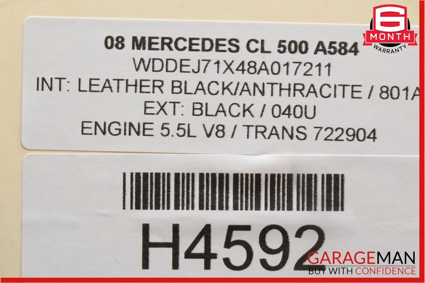 07-13 Mercedes W216 CL500 S550 Instrument Cluster Control Switch 2218701758 OEM
