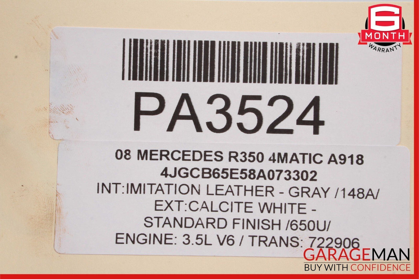 08-11 Mercedes W251 R350 ML350 7G-Tronic Automatic Transmission 722.906 RWD 177k