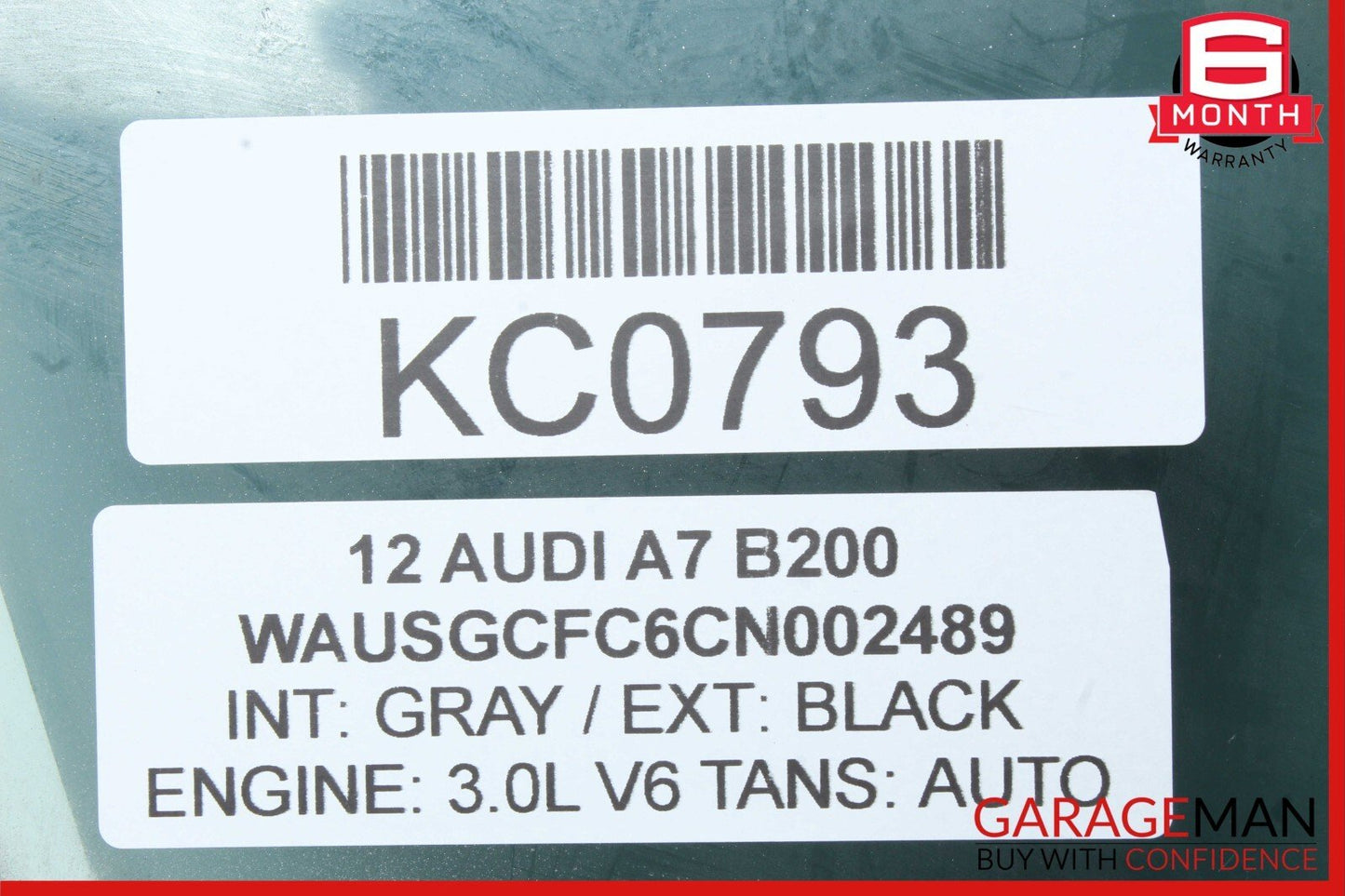 12-18 Audi A7 Front Right Passenger Side Door Window Auto Glass OEM
