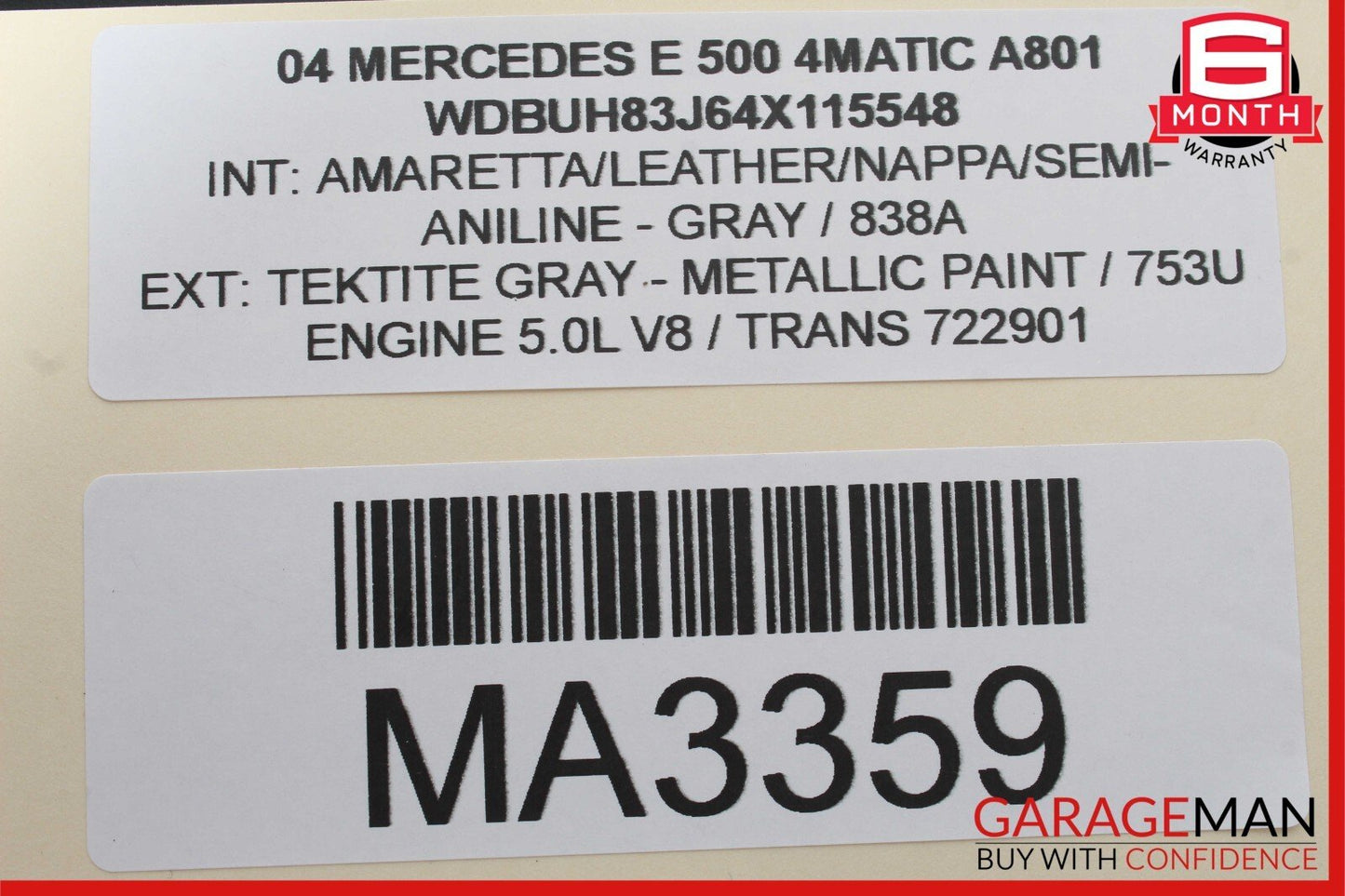 05-11 Mercedes W211 E500 SLK280 Sirius Satellite Radio Receiver Module OEM