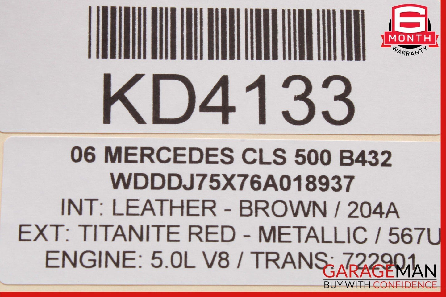 03-11 Mercedes W219 CLS500 E550 Front Left Upper Control Arm w/ Height Sensor