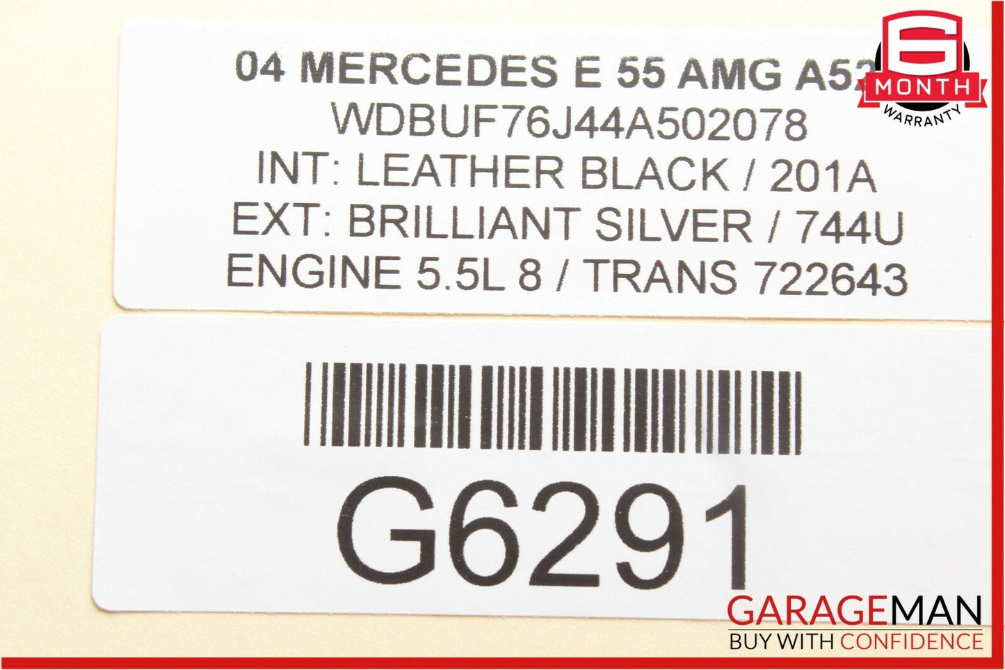 03-09 Mercedes W211 E350 E500 Rear Right Door Lock Actuator Side Keyless Go OEM