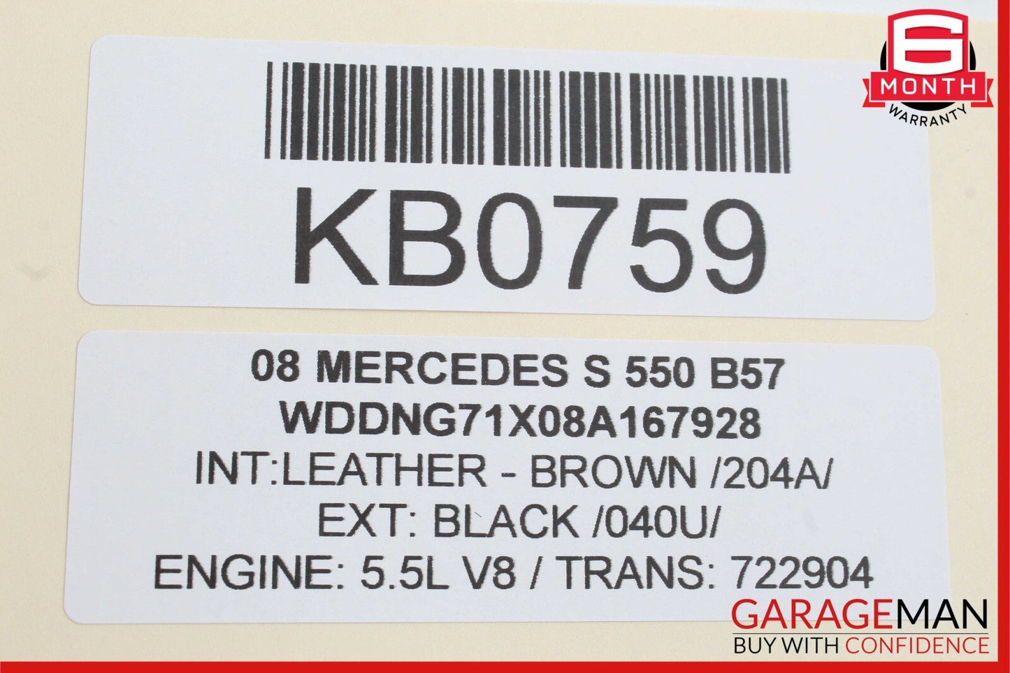 07-09 Mercedes W221 S550 CL600 CL65 AMG Rear Trunk SAM Fuse Box Module OEM