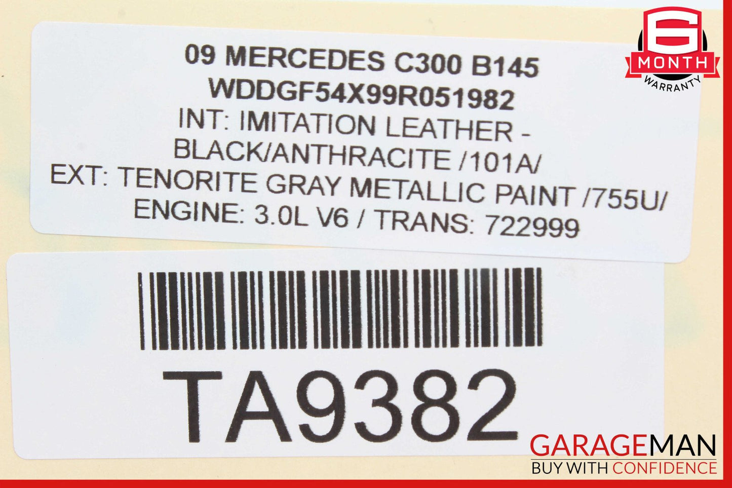 08-15 Mercedes W204 C250 RWD Front Right Side Suspension Upper Control Arm OEM