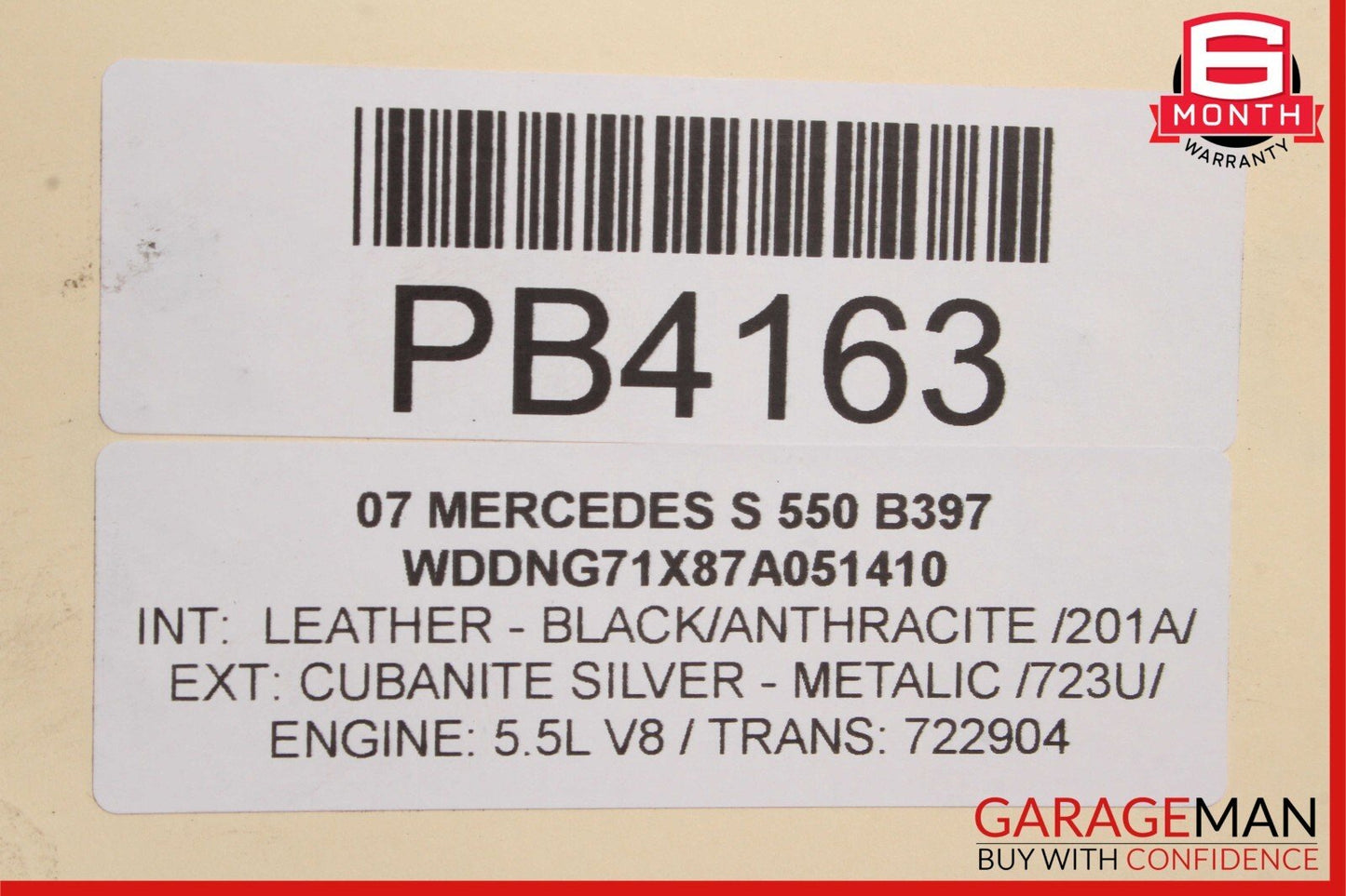 07-14 Mercedes W221 S550 CL550 Lower Radiator Support Core Frame OEM