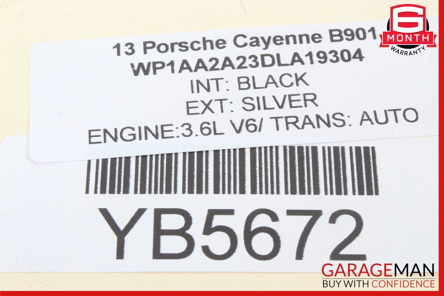 11-14 Porsche Cayenne 958 Left Driver Side LED Daytime Running Light Fog Lamp